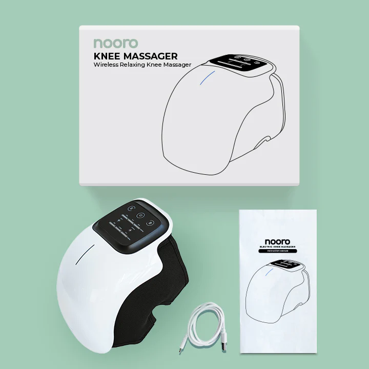 nooro Whole Back Massager Portable & Rechargeable, Cordless Massager, Effective Legs, Shoulder & Back Massage Techniques